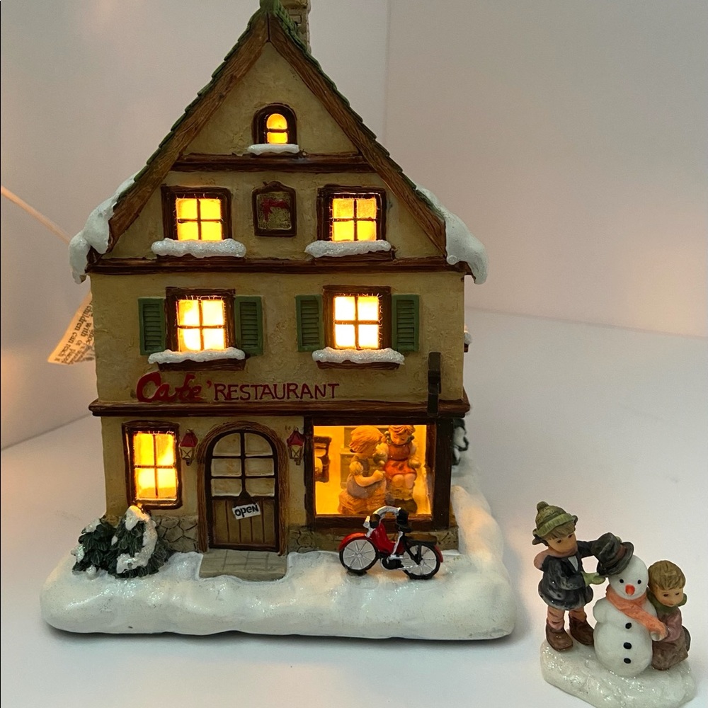 HAWTHORNE CHRISTMAS VILLAGE “RARE”- CUP OF CHEER CAFE - Picture 11 of 13